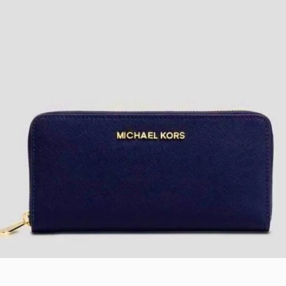 Michael Kors Jet Set Travel Large Continental Wallet - Picture 1 of 8